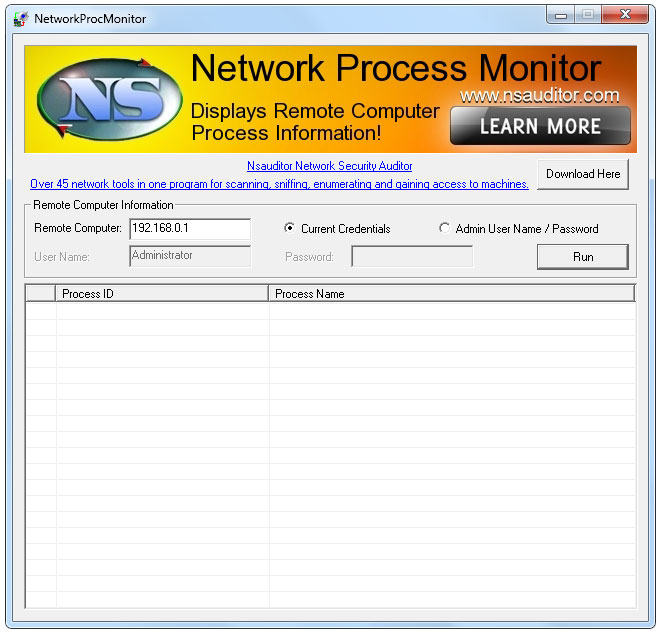 process monitor tool